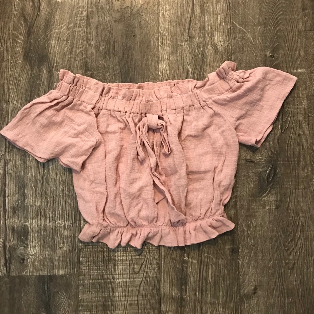 4 for $12 Off the shoulder cropped top